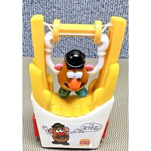 Vintage 1998 Burger King Toy Mr. Potato Head Fry Flyer Acrobat Loose Very Good